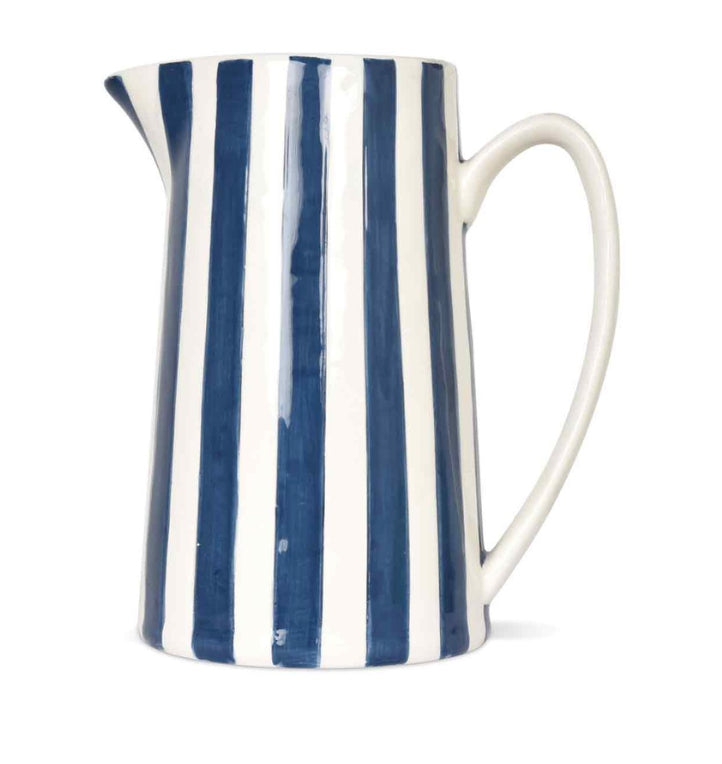 Kruik blauw gestreept