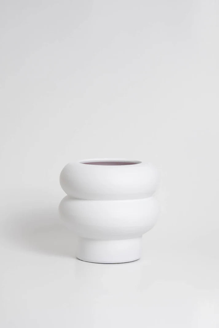Vaas Ripple vase small white