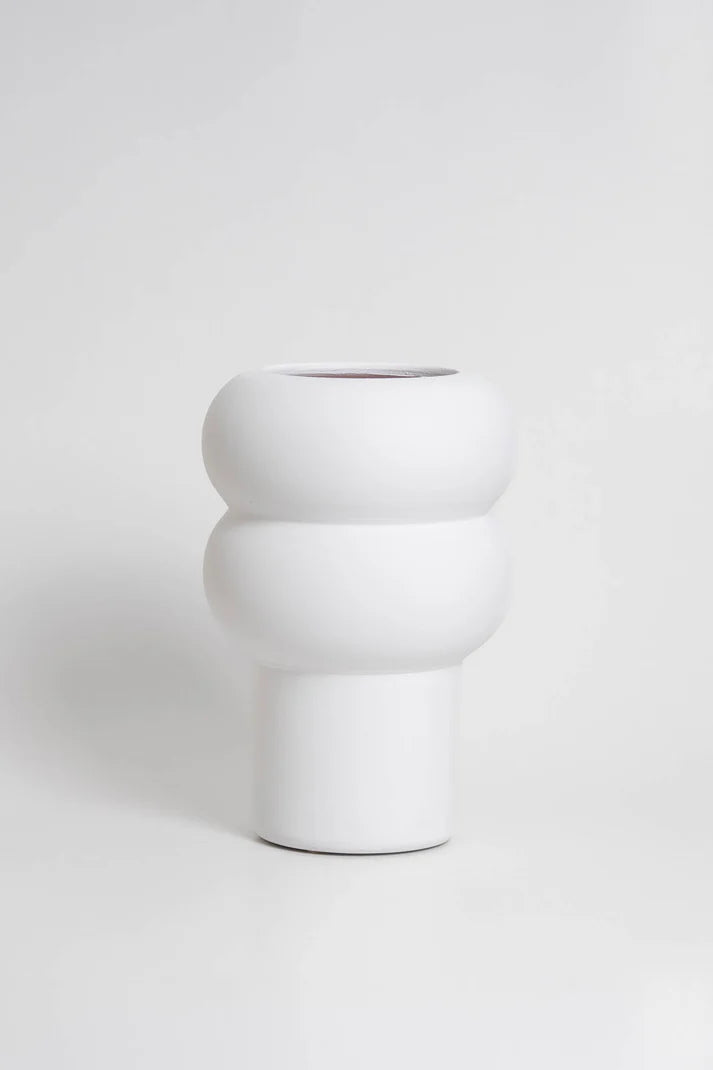Vaas Ripple vase large white