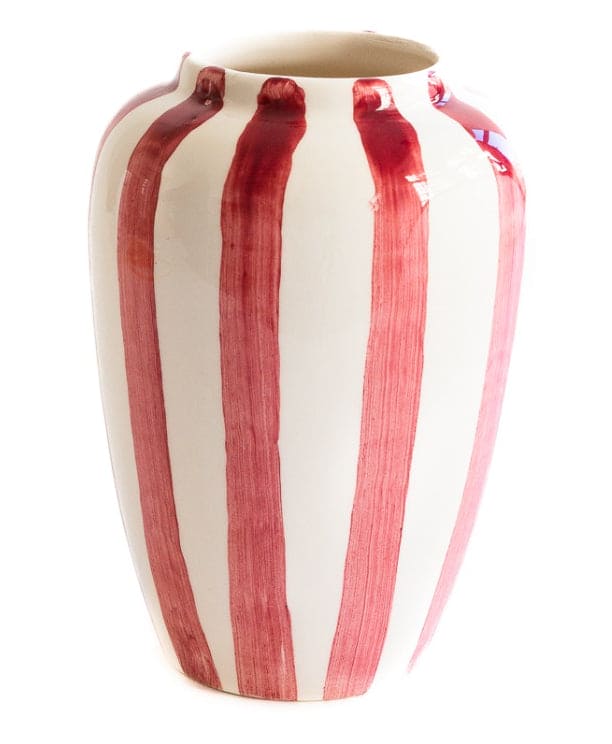 Funky Flower Small Pink Stripes