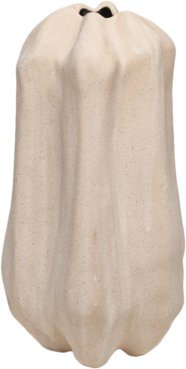 Vaas butternut L Beige