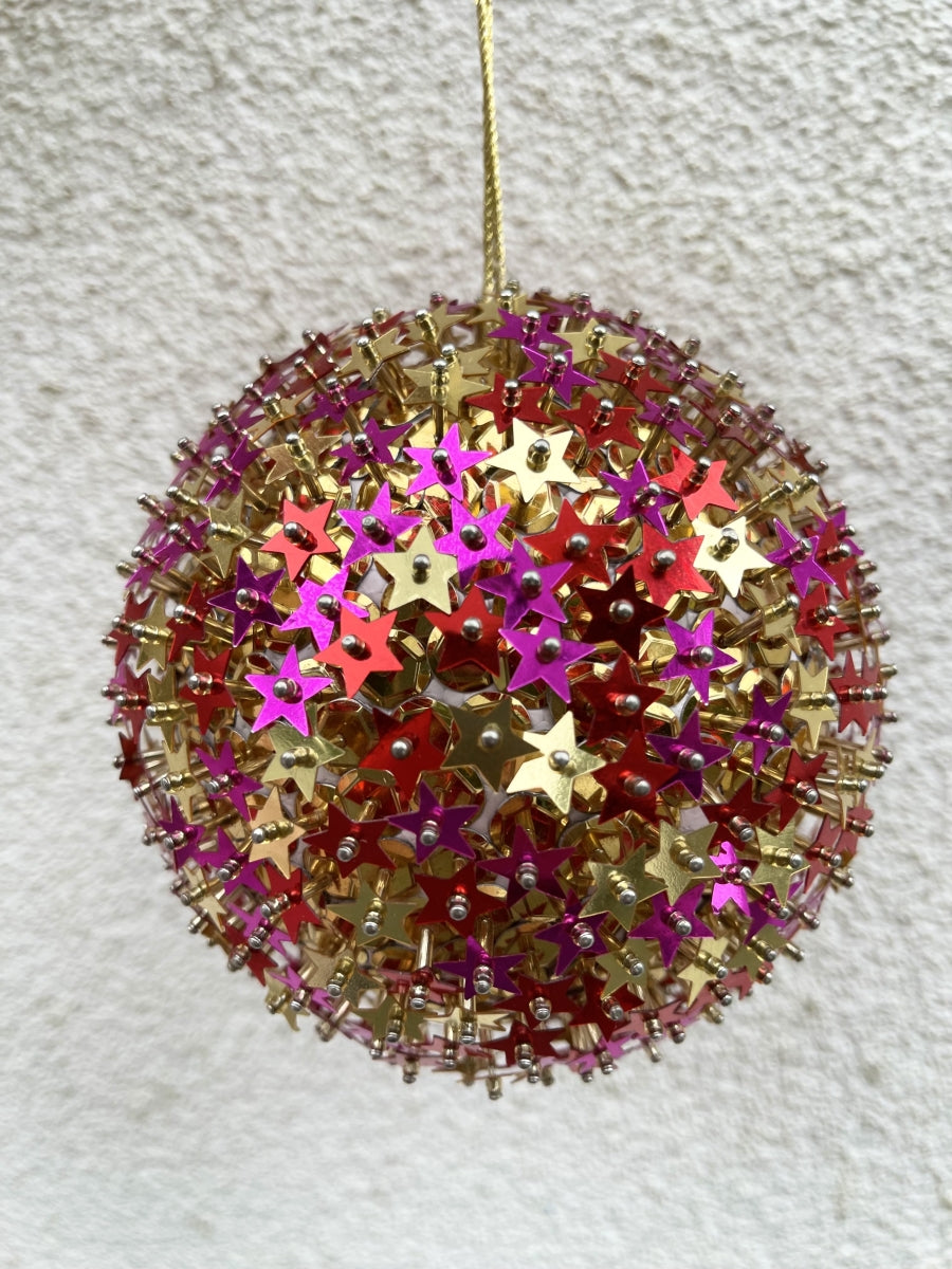 Kerstbal Star Covered