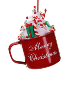 Kerstbal Mug Slagroom