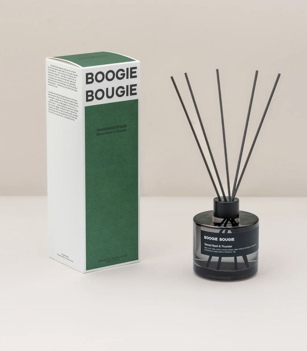 Boogie Bougie Diffuser - Tamed basil & Thunder
