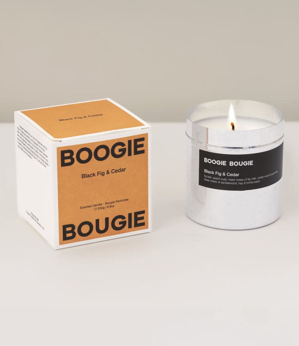 Boogie Bougie S - Black Fig & Cedar