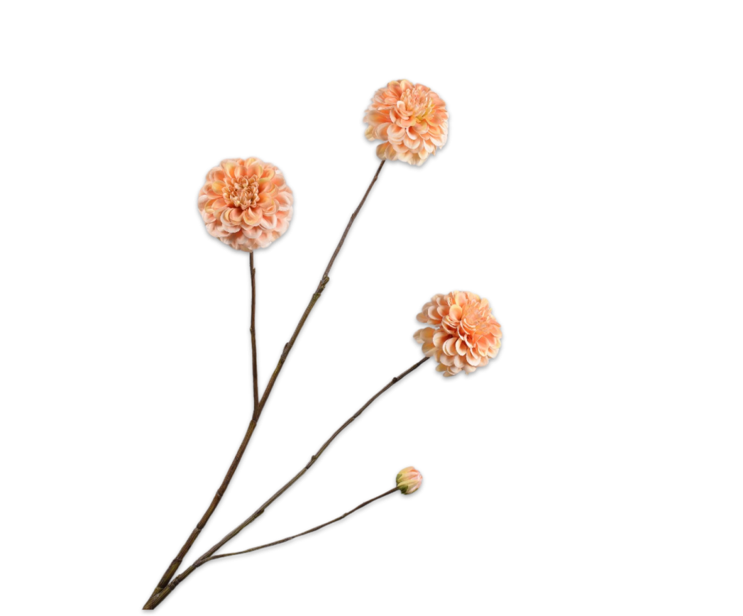 Zijde Dahlia goud/geel 103 cm