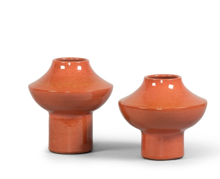 Vaas glanzend Salmon M