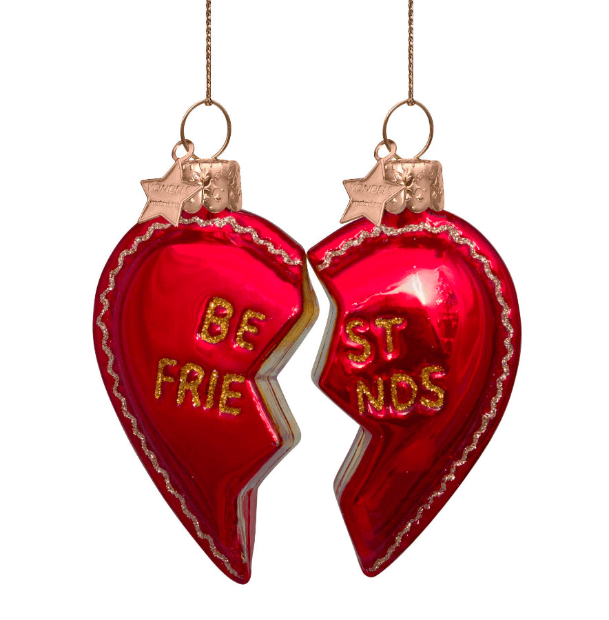 Kerstbal Set best friends