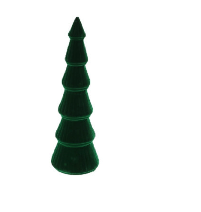 Kerstboom flock M groen