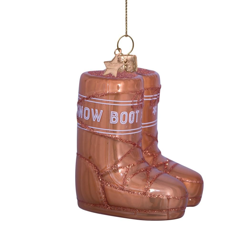 Kerstbal snow boots brown