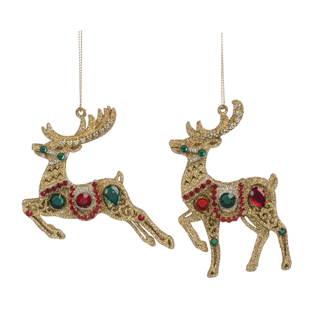 Kerstbal jewel deer 2