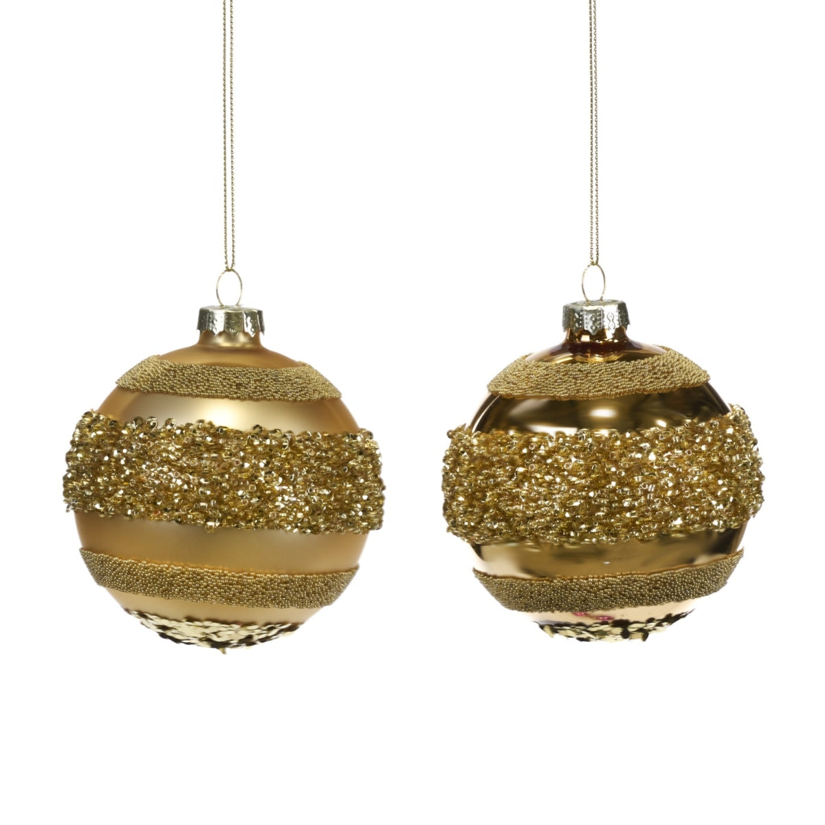 Kerstbal goud glans