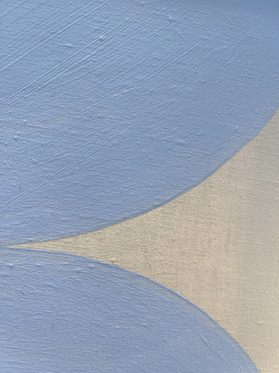Schilderij S Licht Blauw Helder 1