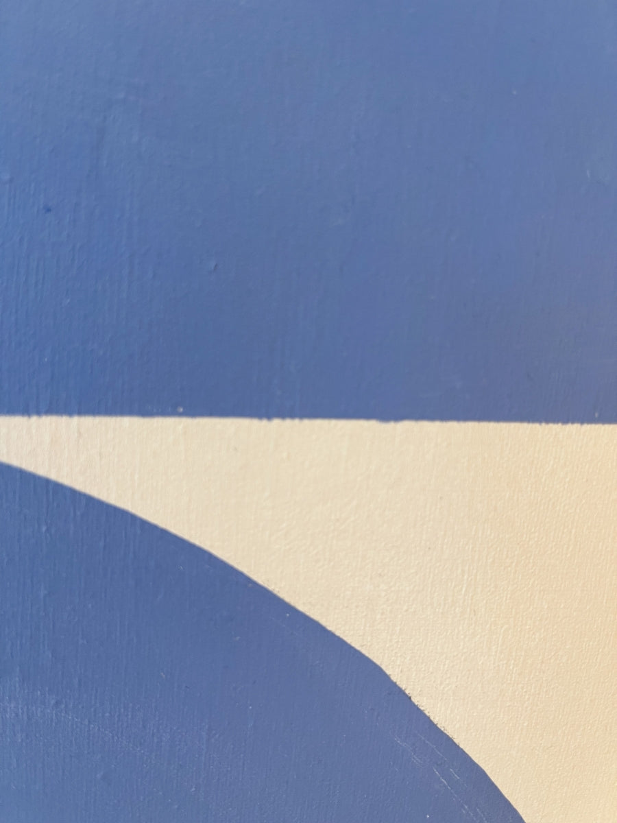 Schilderij S Blauw Grijs 2
