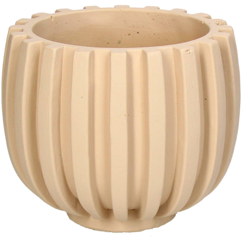 Pot Ribbel Beige M