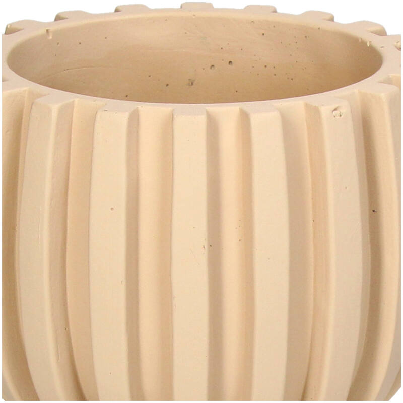 Pot Ribbel Beige M