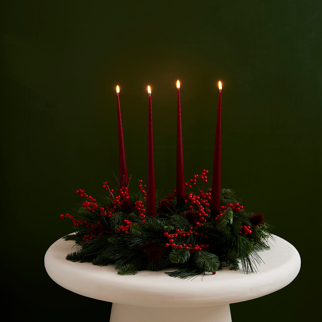 Klassieke adventskrans