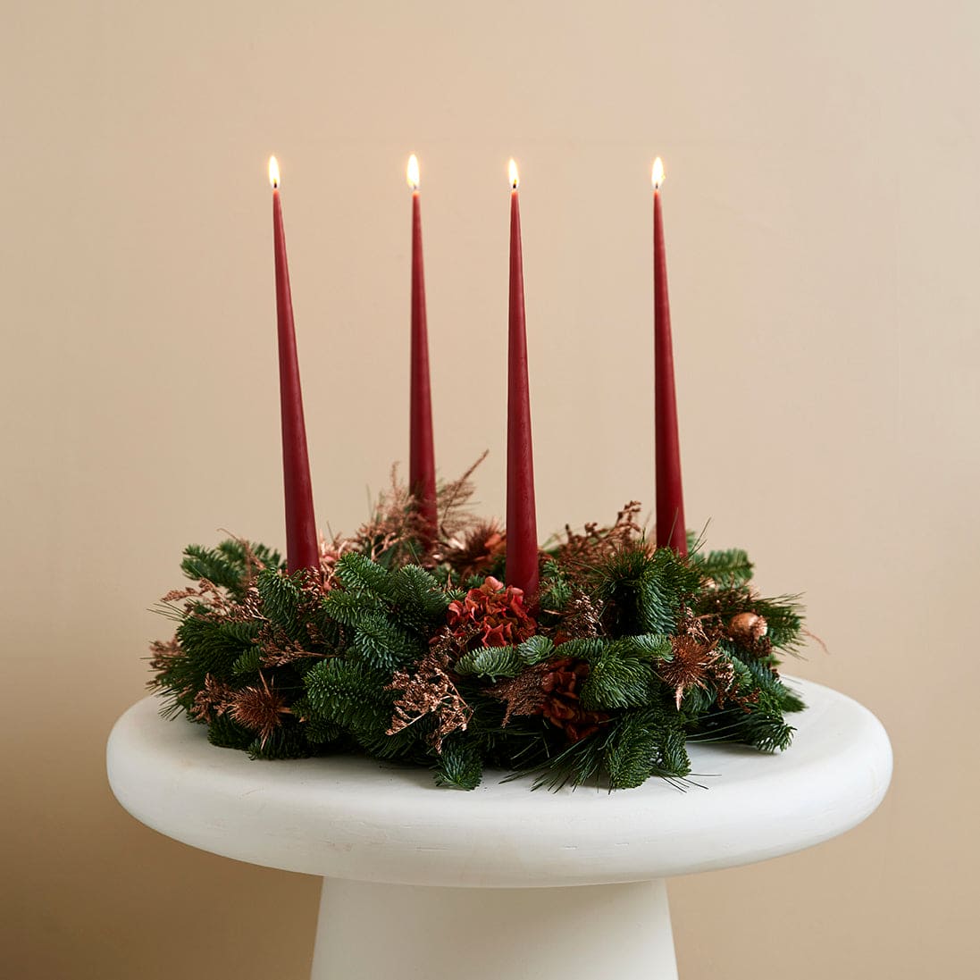 Klassieke adventskrans