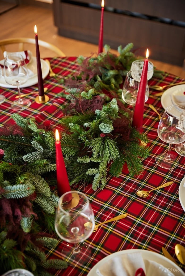 Guirlande voor op de tafel