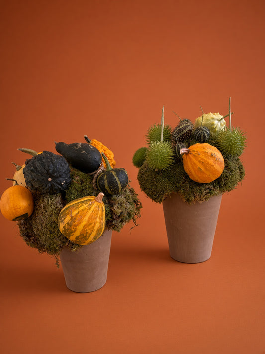 Sierfruit bloemstukmet pot