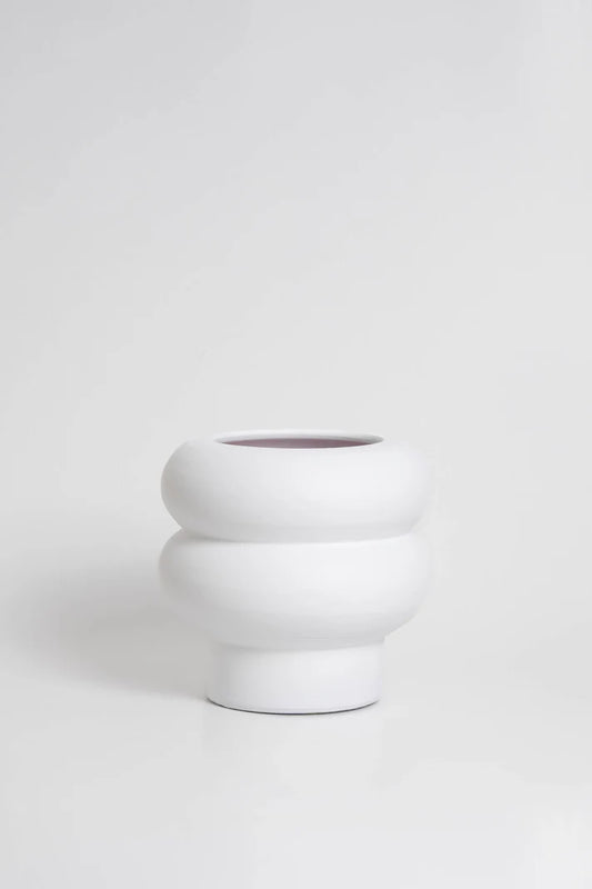 Vaas Ripple vase small white