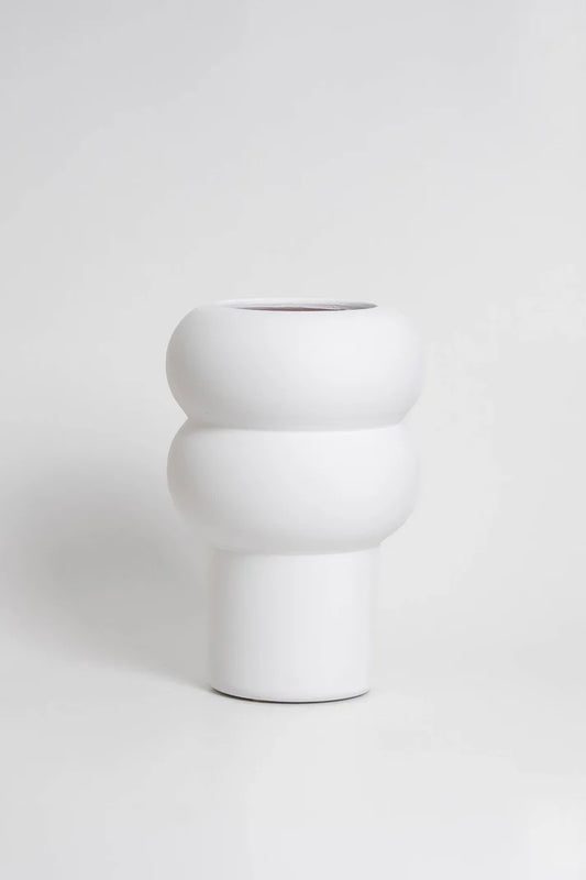 Vaas Ripple vase large white
