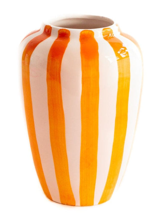 Funky Flower Large Orange Stripes
