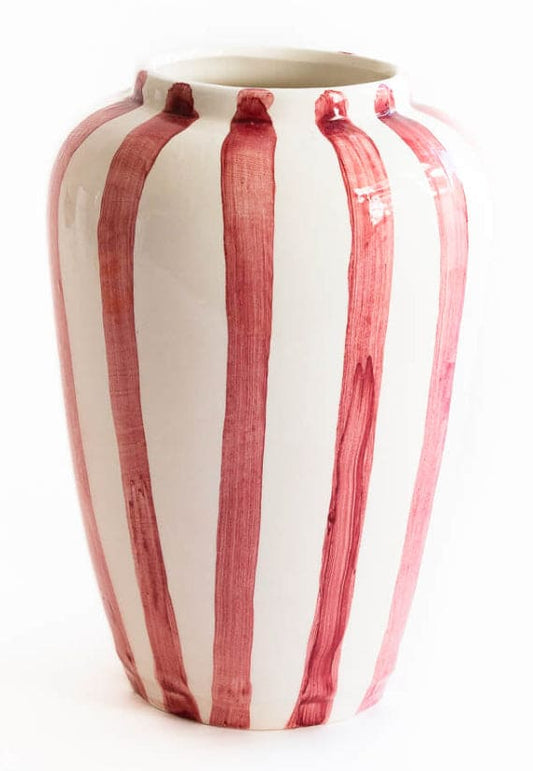Funky Flower Large Pink Stripes