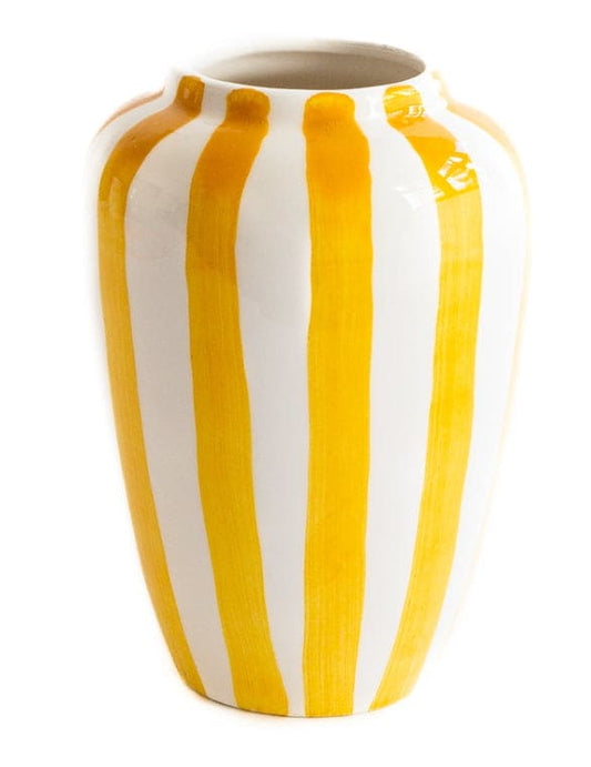 Funky Flower Large Yellow Stripes