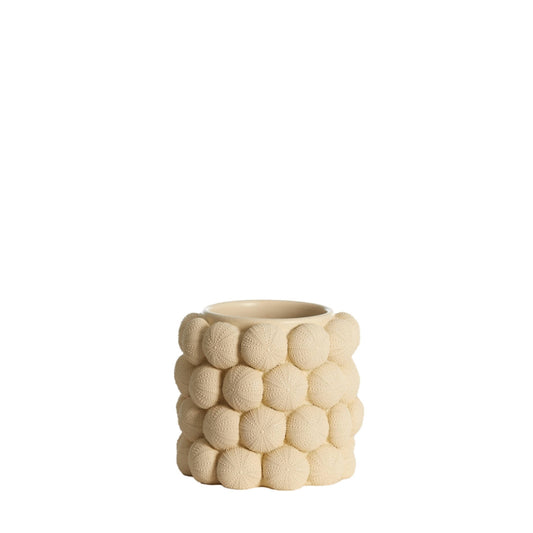 Vaas/pot URCHIN creme S
