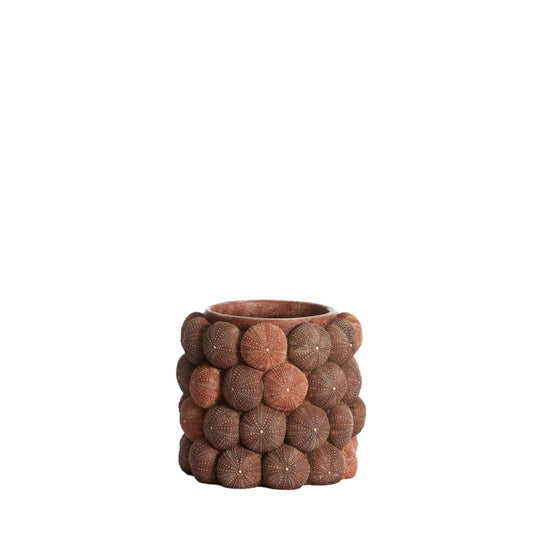 Vaas/pot URCHIN Bordeaux S