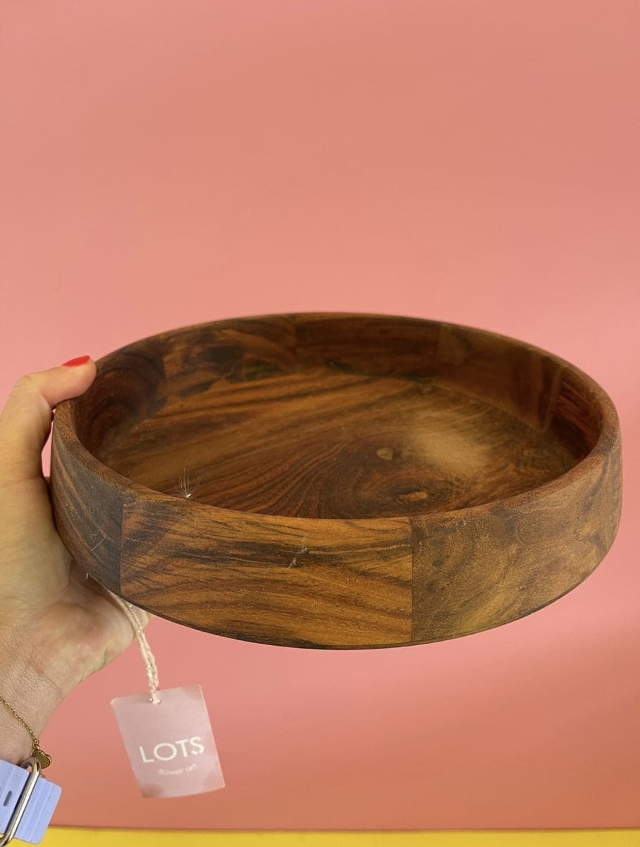 Wooden bowl S