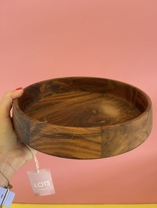 Wooden bowl S