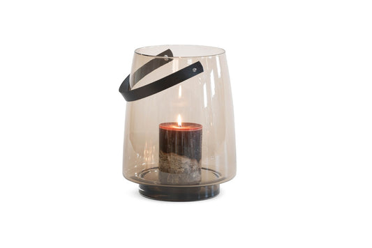 Windlicht Hurricane M - mocha