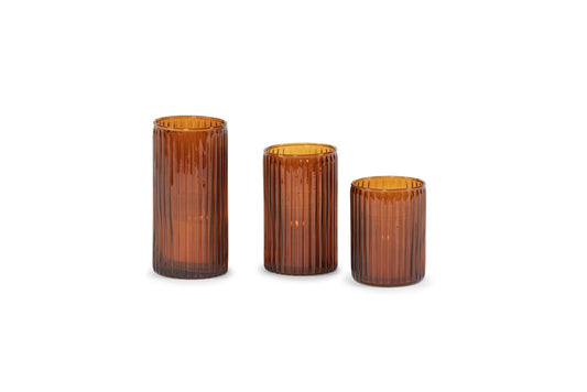 Votive ribbel S - Amber