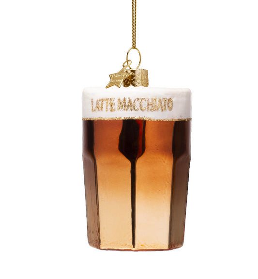 Kerstbal Latte Macchiato