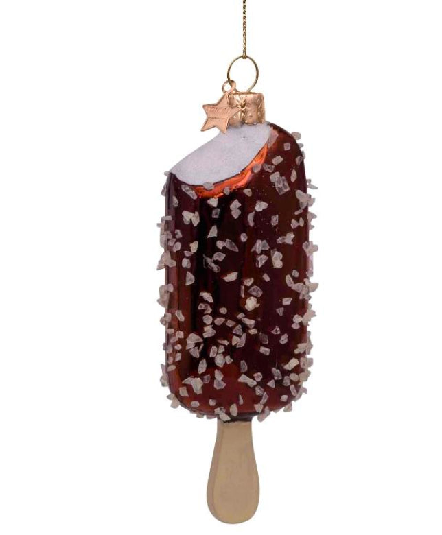 Kerstbal Ice cream chocolate