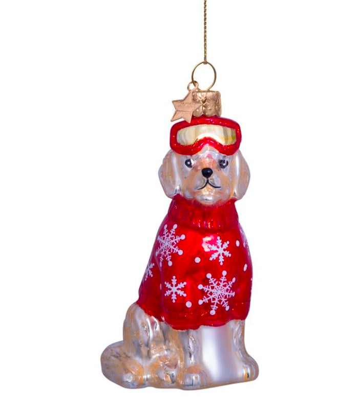 Kerstbal  Golden retriever