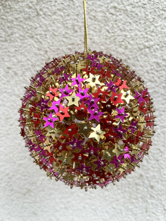 Kerstbal Star Covered