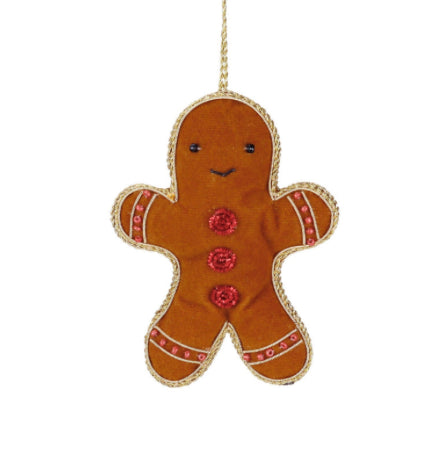 Kerstbal Gingerbread Pluche