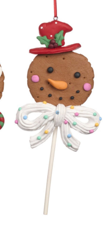 Kerstbal Lolly Snowman