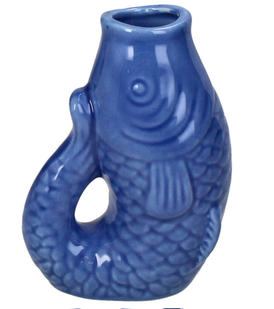 Vaas vis Blauw