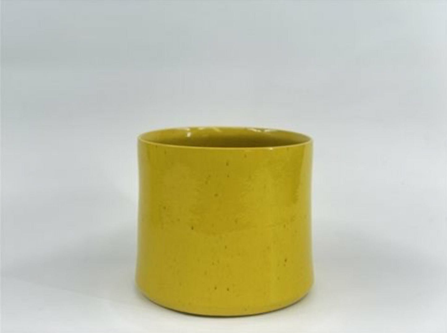Pot Conic Yellow dia 24