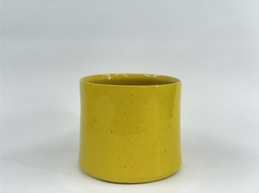Pot Conic Yellow dia 24