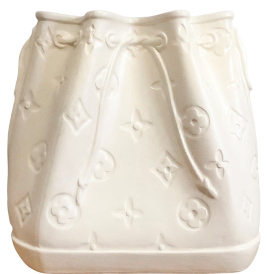 Vaas handtas Creme