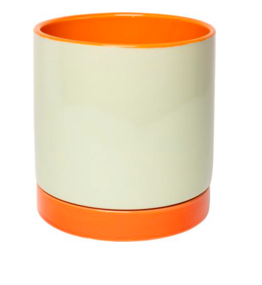 Bloempot Munt Oranje S