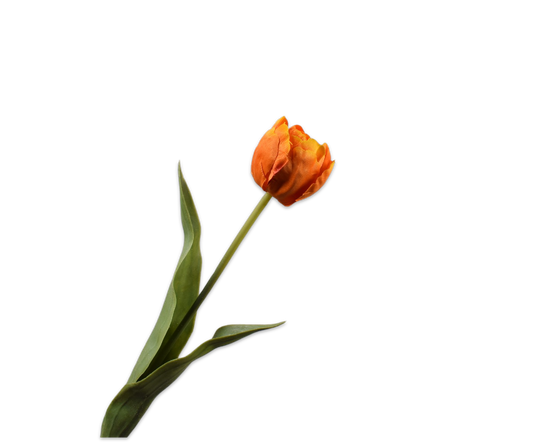 Zijde Tulp Oranje 47 cm