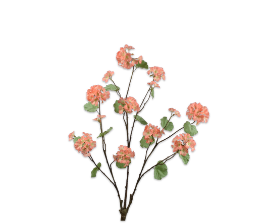 Zijde Geranium 92 cm ORANJE