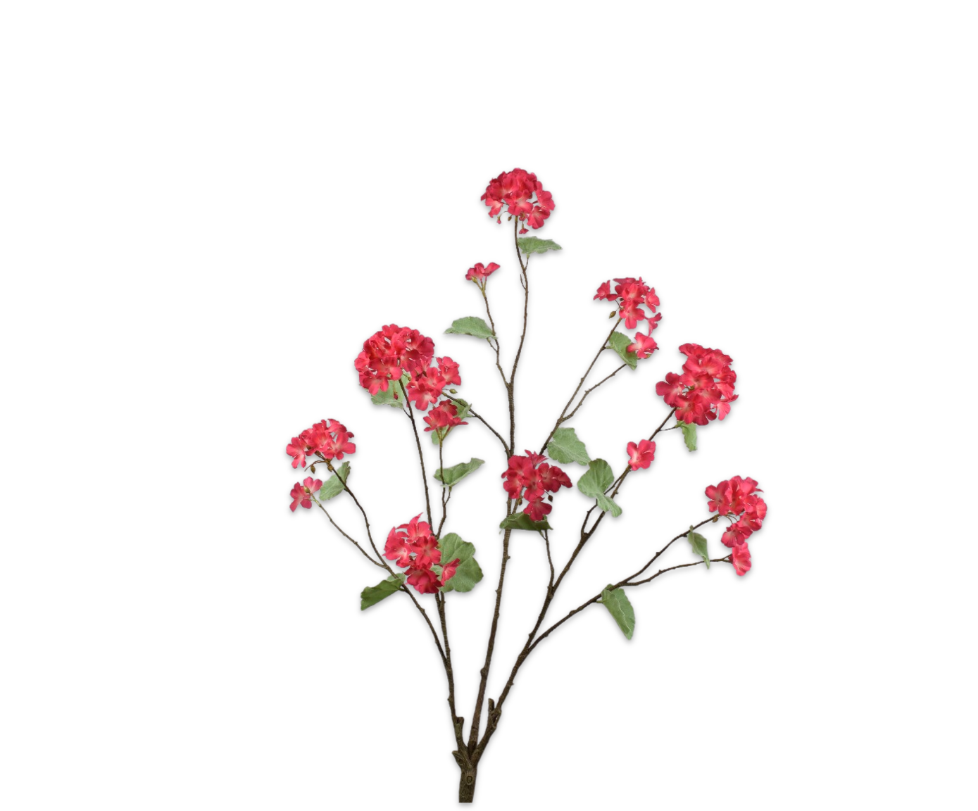 Zijde Geranium 92 cm Rood