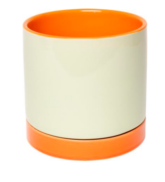 Bloempot Munt Oranje XS